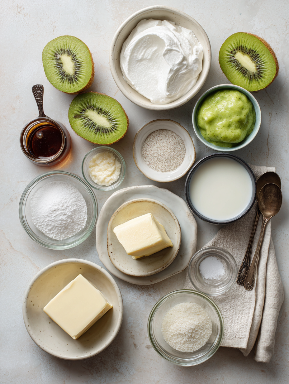 Ingredients for Indulge in the Vibrant Flavors of Kiwi A Refreshing Kiwi Smo