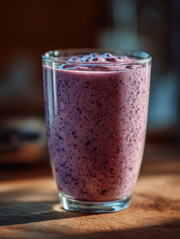 Blueberry Bliss Smoothie A Refreshing Burst of Flavor