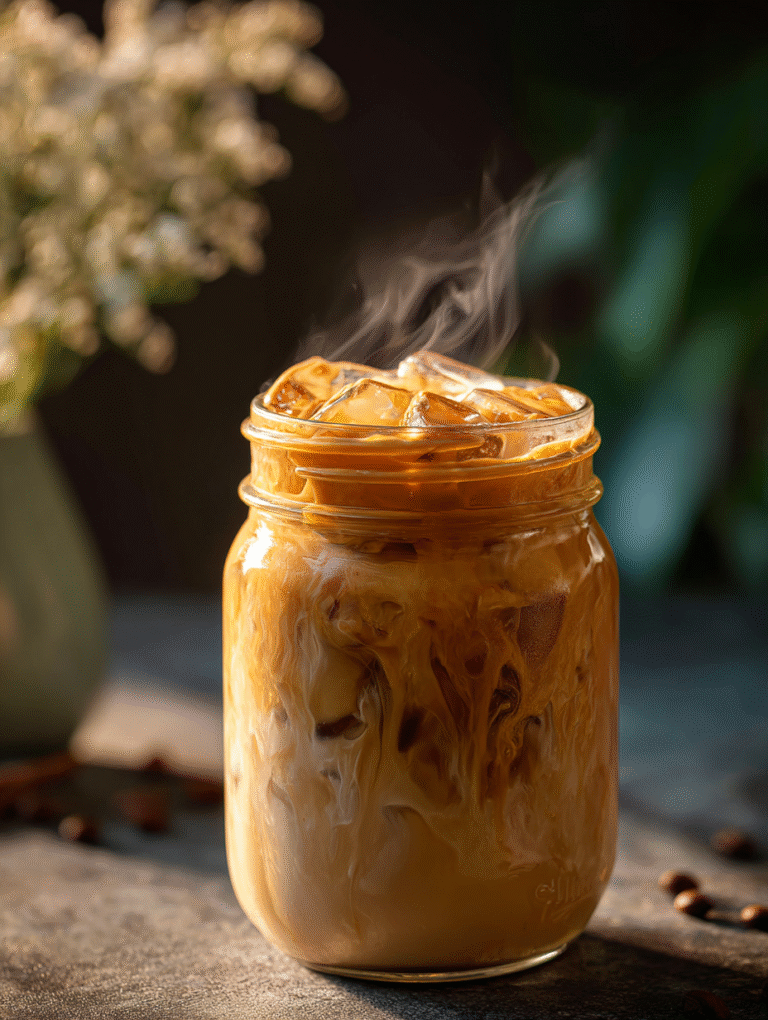 Indulge in the Creamy Delight Peanut Butter Iced Coffee Reci