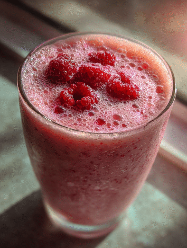 Raspberry Banana Smoothie A Burst of Flavor and Nutrition