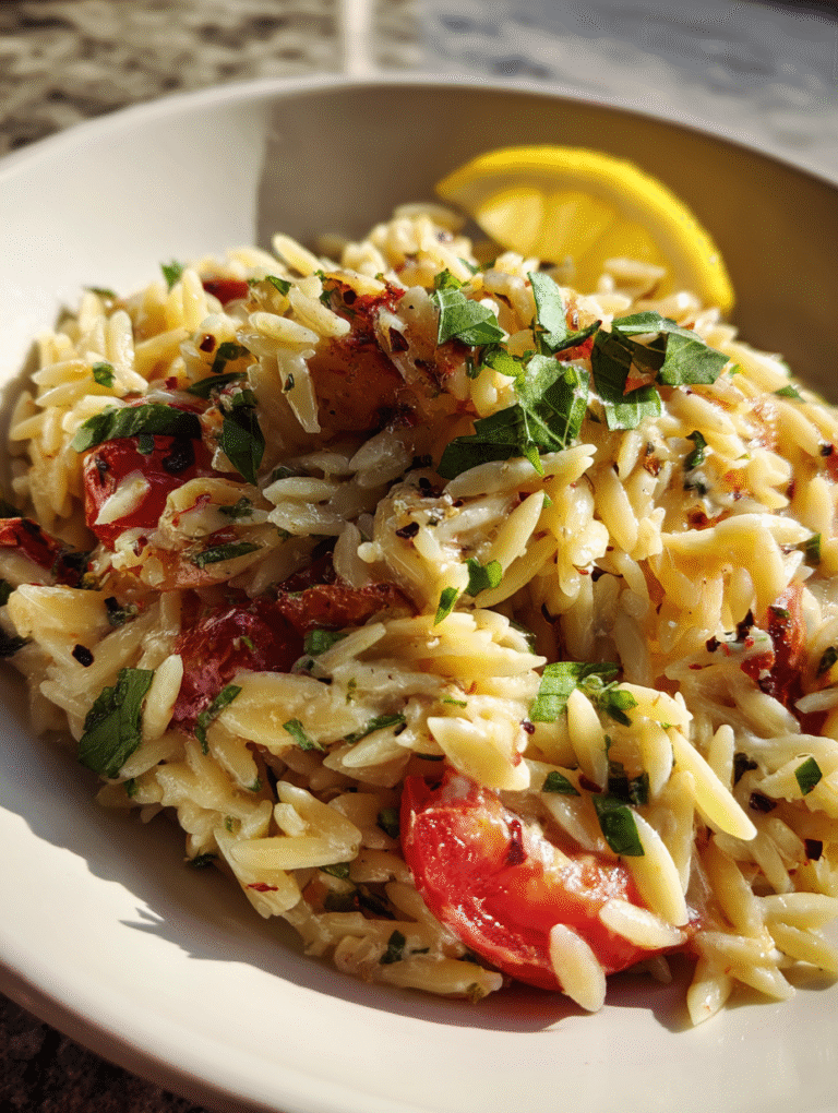 Lemon Orzo Salad Recipe Mediterranean Meal Prep Lunch