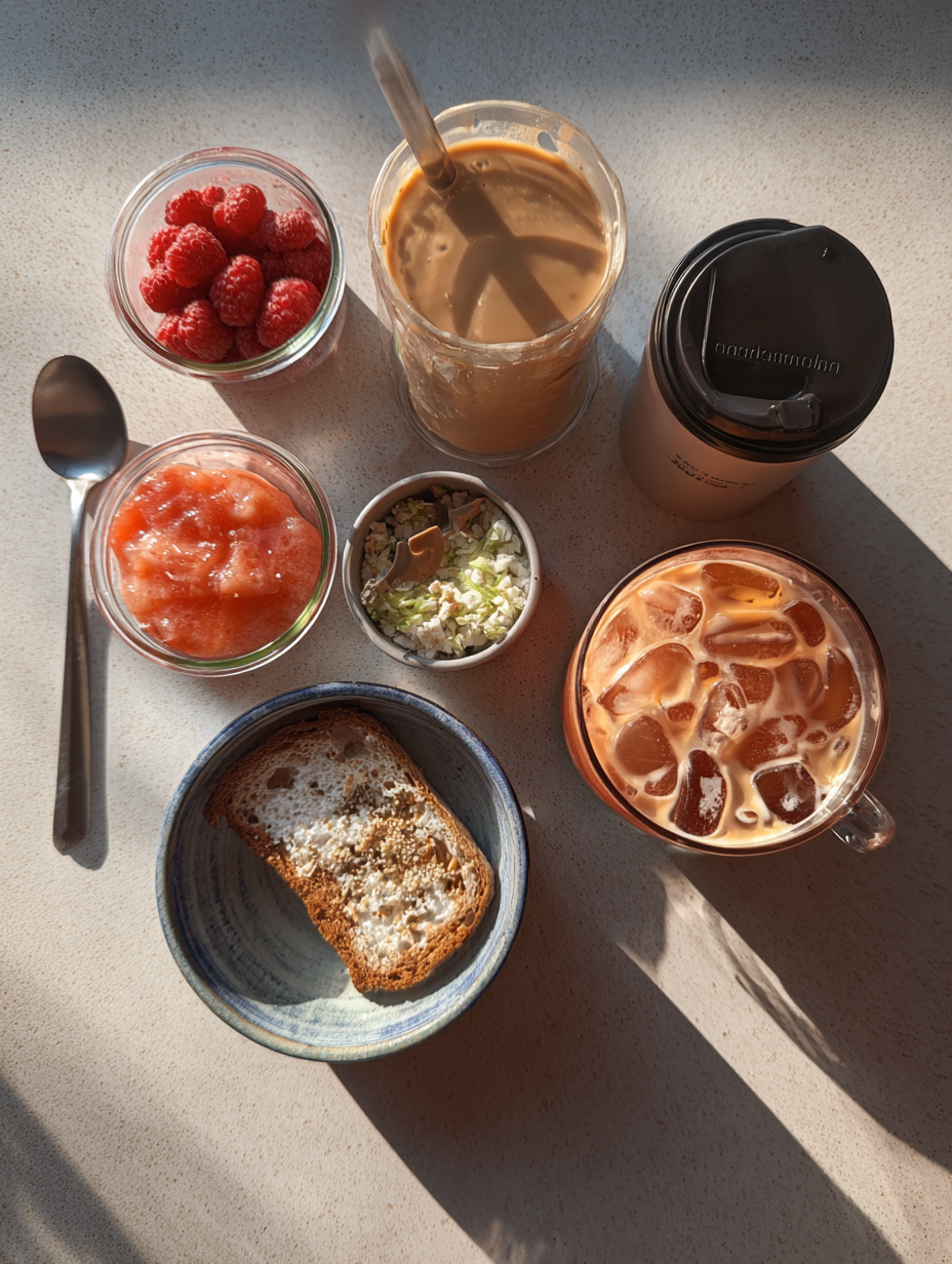 Ingredients for Refreshing Raspberry Iced Tea Recipe Elevate Your Refreshmen