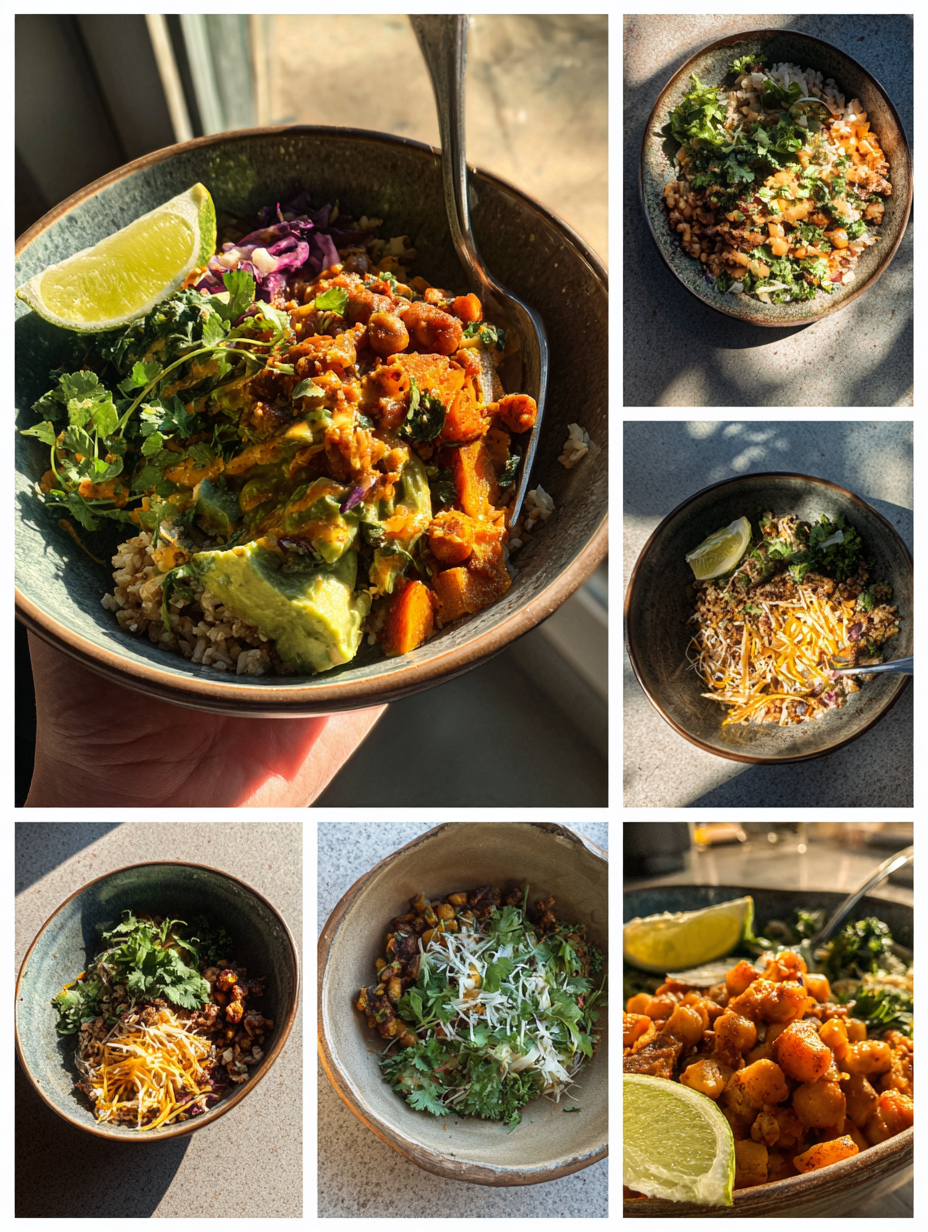 Steps for Protein Packed Low Carb Burrito Bowl Nourishing Meal Prep wi