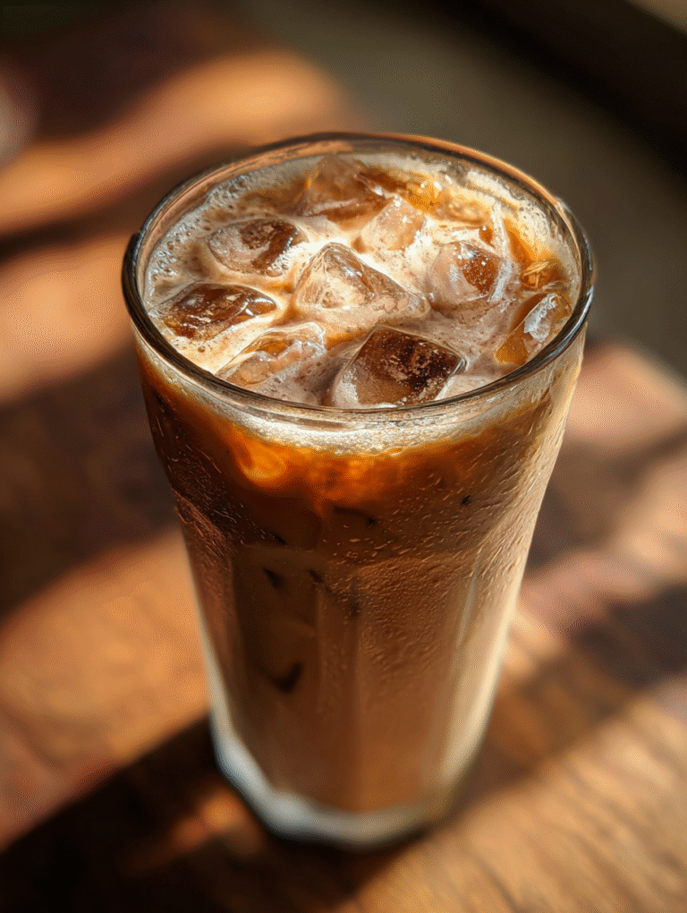 Chai Iced Latte Recipe Spiced Creamy Tea Drink