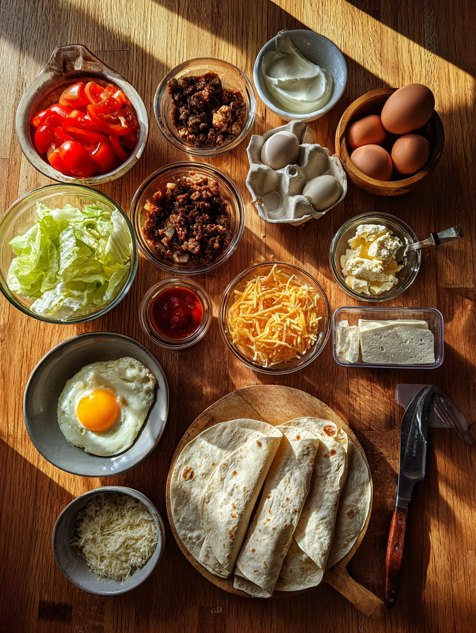 Ingredients for French Dip Tortilla Roll Ups  36g Protein Per Serving