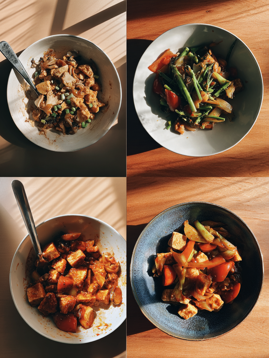 Steps for Balanced Meals Tofu  Veggie Stir-Fry
