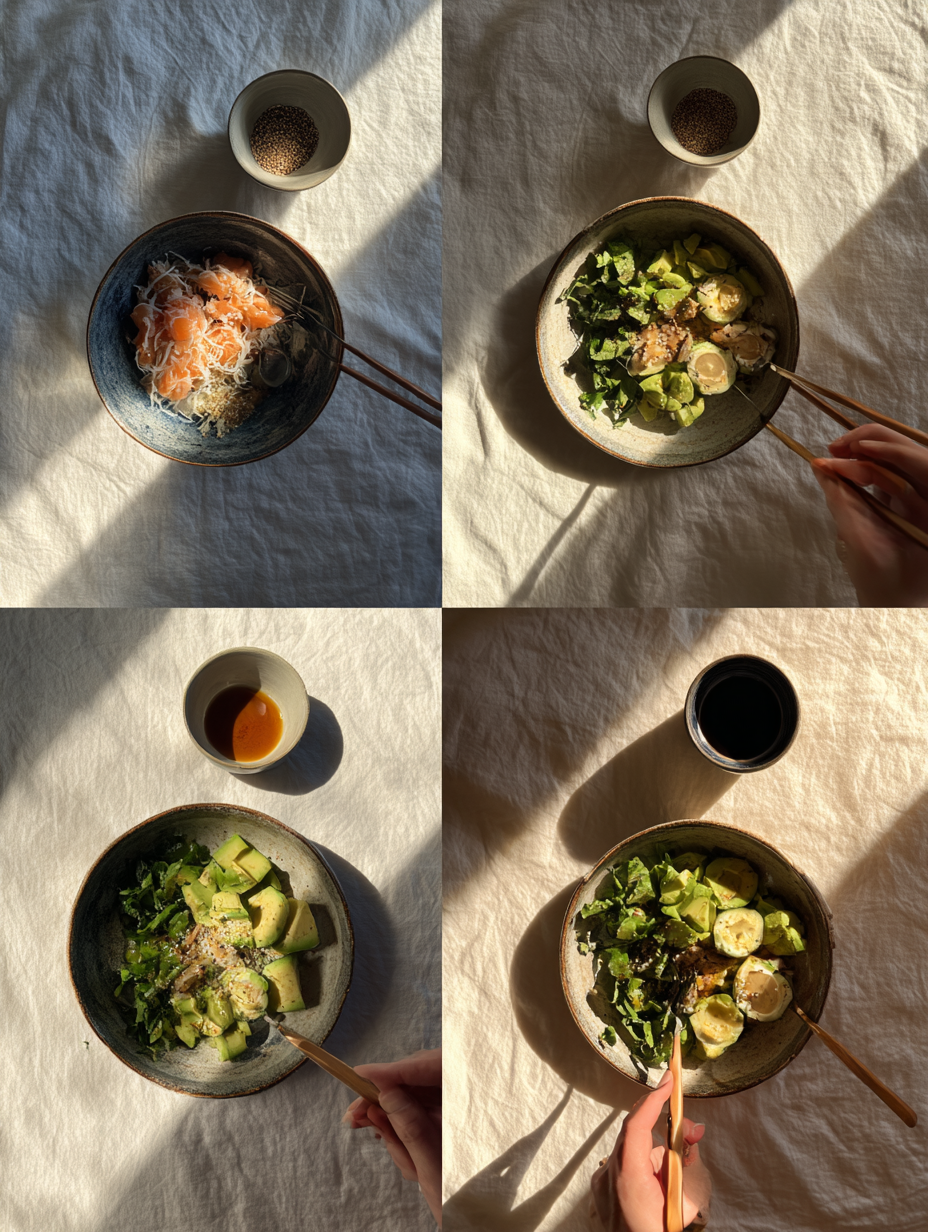 Steps for Easy Meal Prep Tuna  Avocado Salad