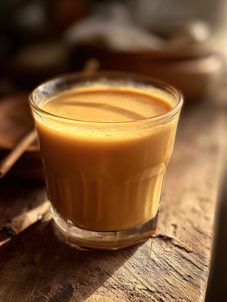 Creamy Summer Delight Peach Banana Smoothie Recipe