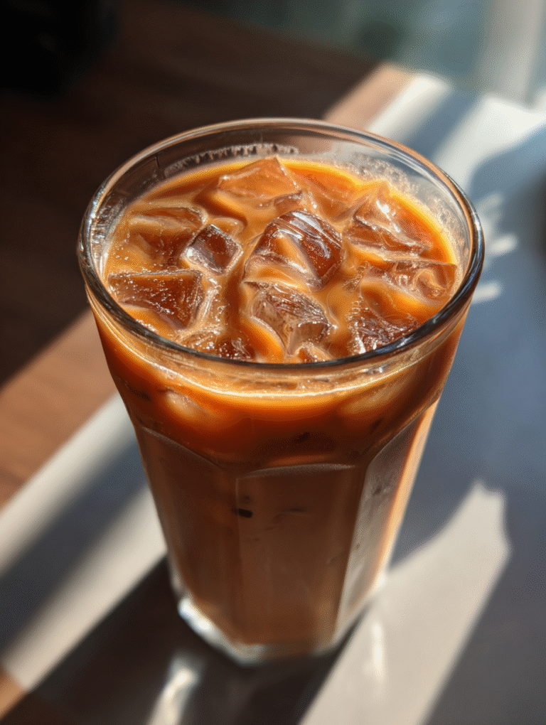 Indulge in the Sublime Taste of Maple Iced Latte A Refreshin