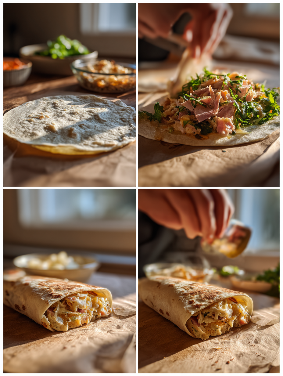 Steps for French Dip Tortilla Roll Ups  36g Protein Per Serving