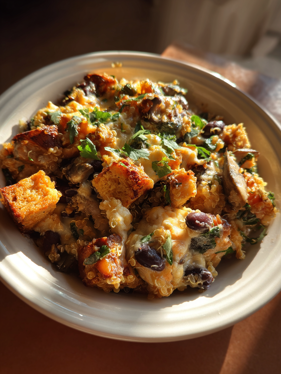 High-Protein Quinoa  Black Bean Salad