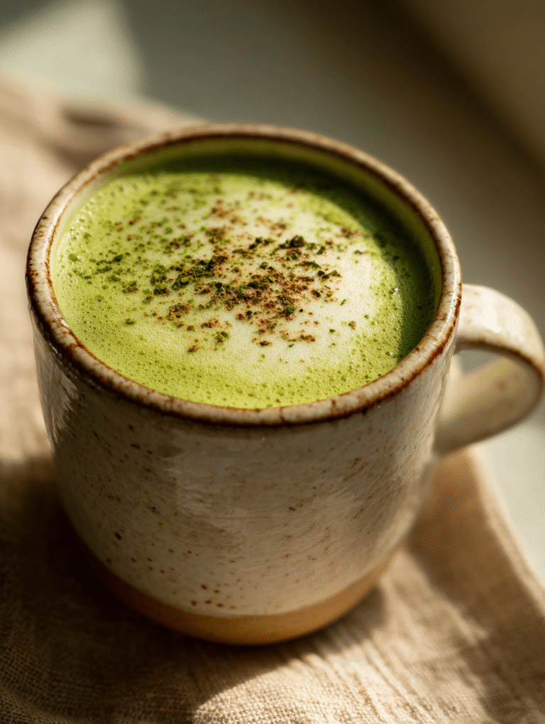 Yuzu Matcha Latte Recipe Citrus Green Tea Drink