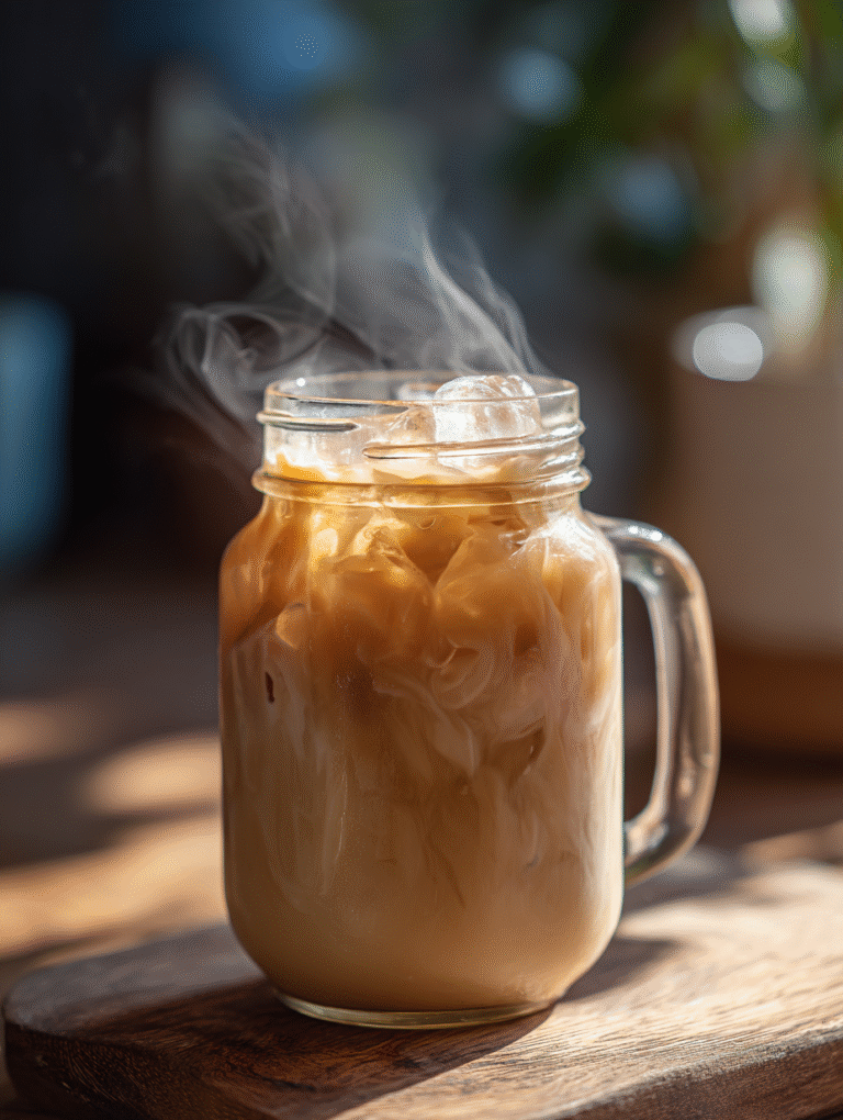 Indulge in the Sublime Taste of Maple Iced Latte A Refreshin