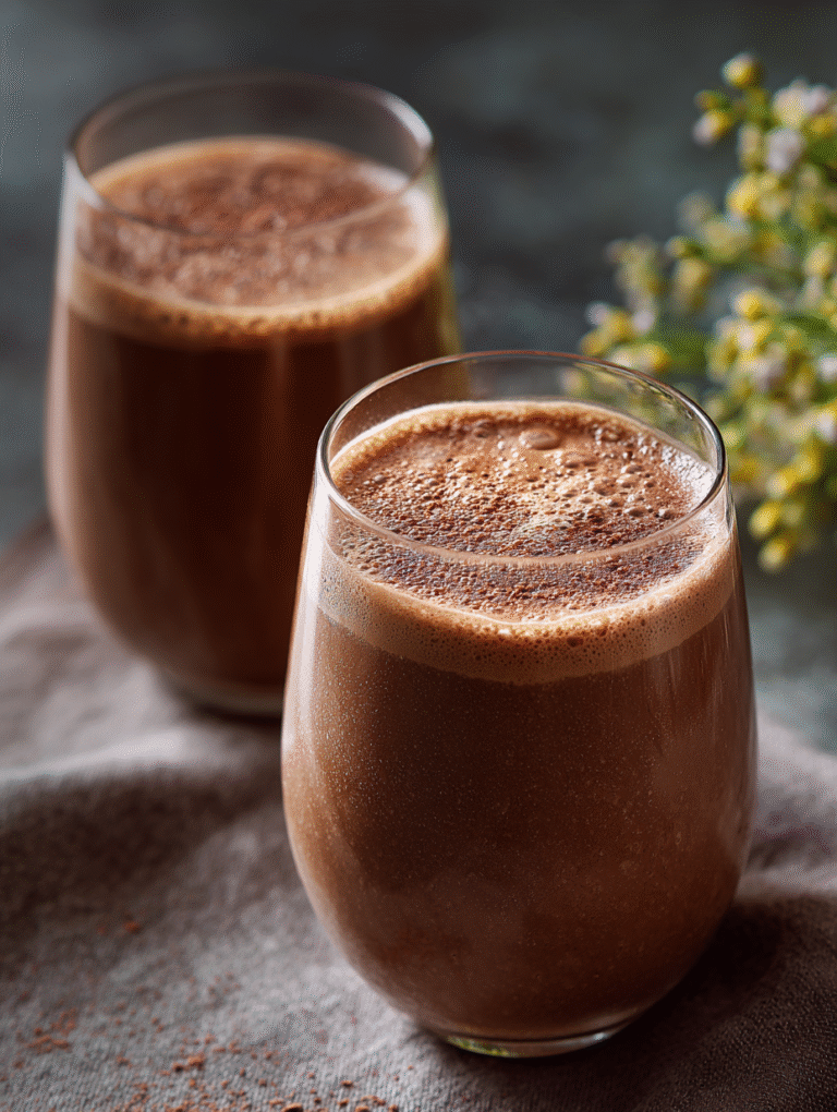 Energizing Chocolate Protein Smoothie A Deliciously Nutritio