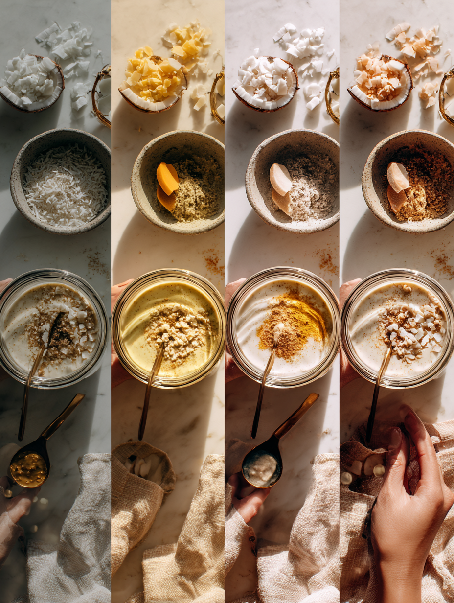 Step by step instructions for Coconut Smoothie Recipe Transport Your Taste Buds to a Tropi