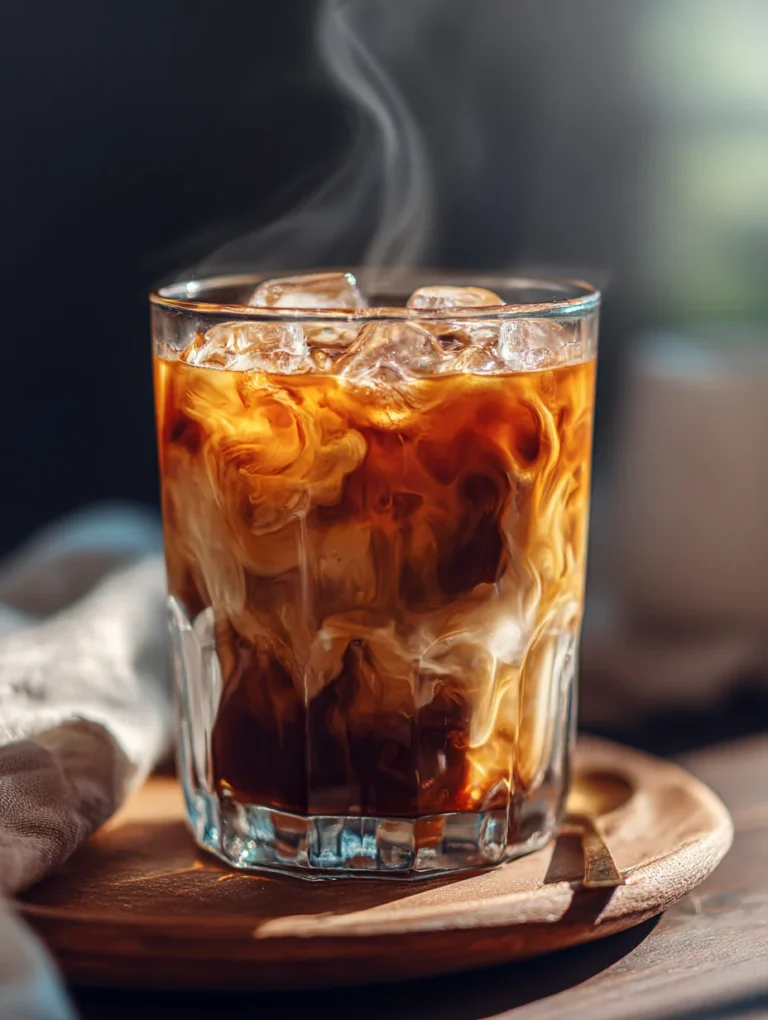 This easy iced coffee recipe at home is a simple drink recipe made with everyday ingredients. Perfect for busy days and family meals.