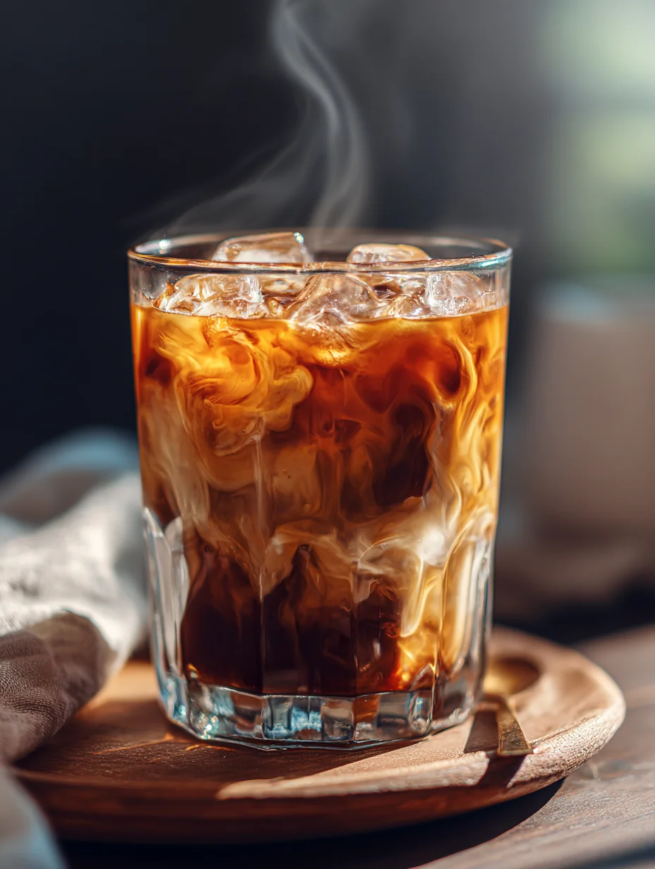 This easy iced coffee recipe at home is a simple drink recipe made with everyday ingredients. Perfect for busy days and family meals.