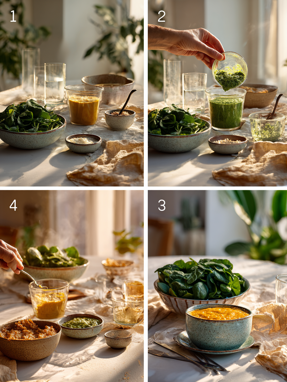 Step by step instructions for Transform Your Morning Routine with This Nutritious Spinach