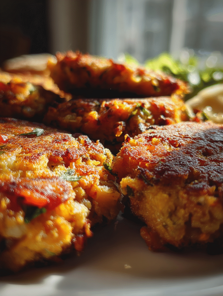 High-Protein Lentil Veggie Patties