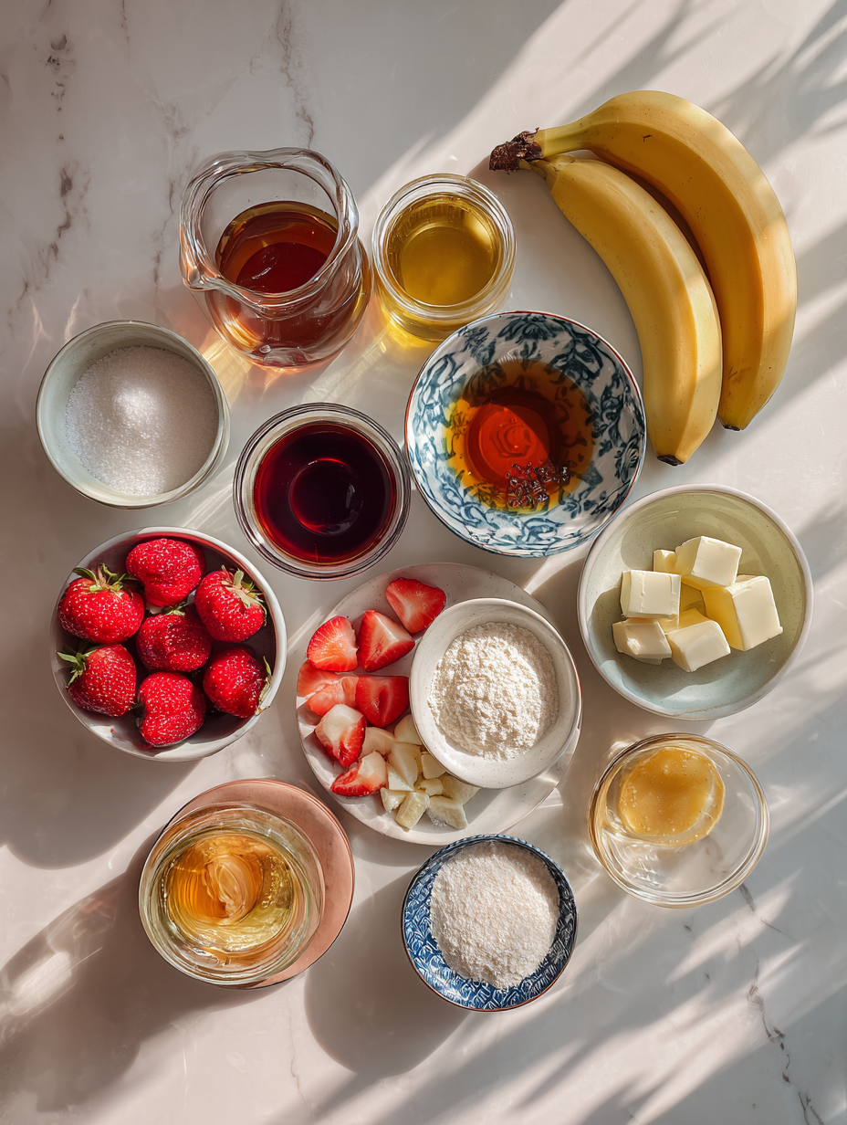 Ingredients for Mixed Fruit Smoothie Recipe A Burst of Refreshing Energy