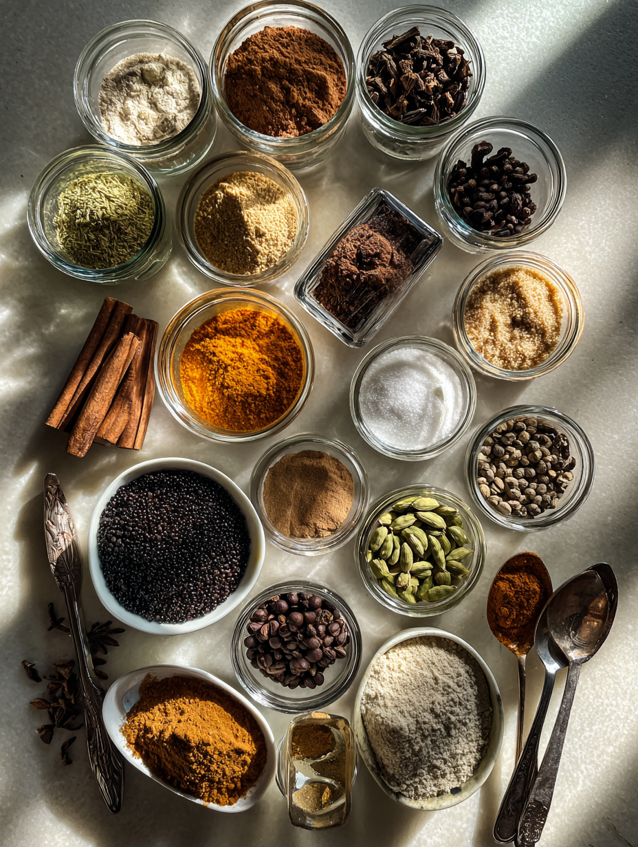 Ingredients for Cardamom Coffee Recipe Spiced Middle Eastern Drink