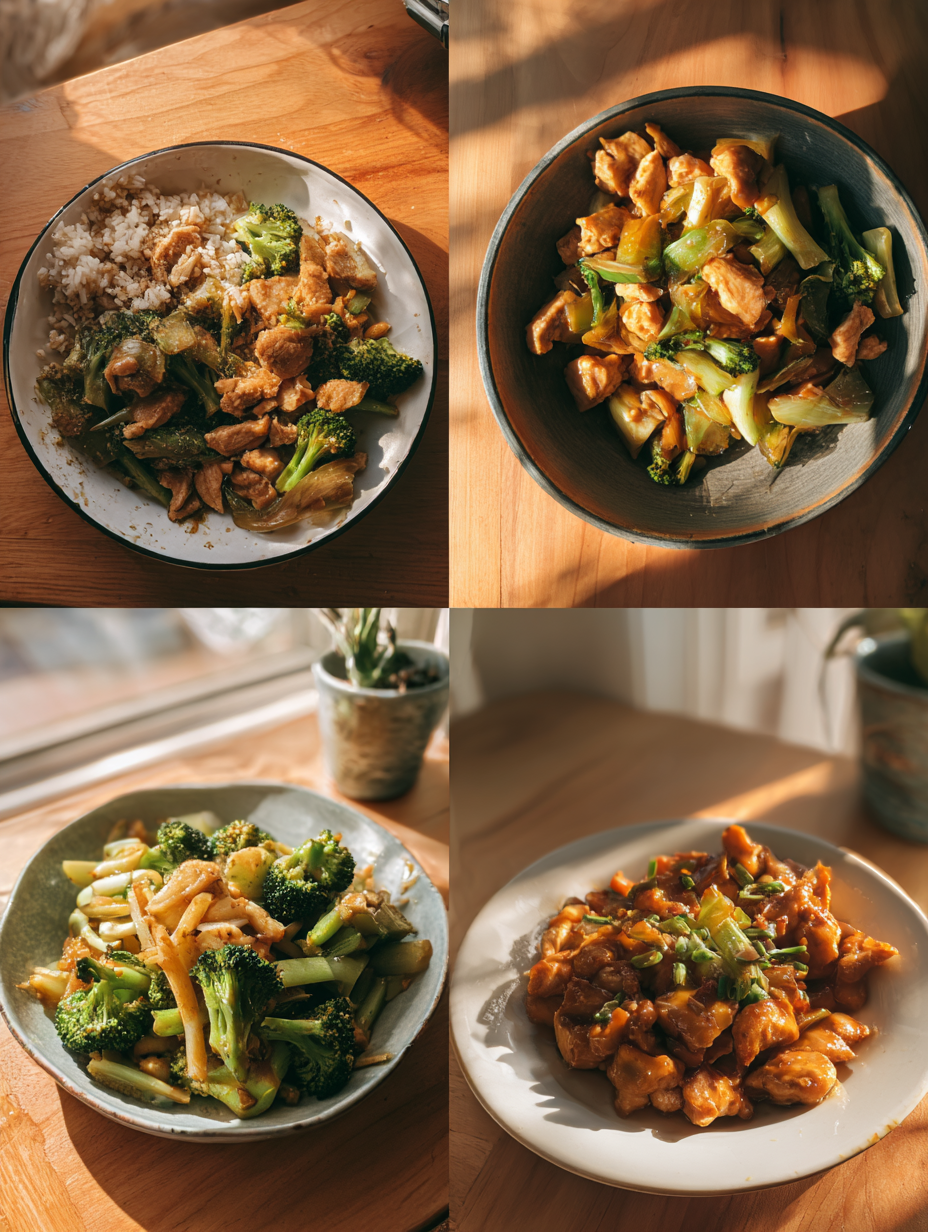 Steps for Balanced Meals Chicken  Broccoli Stir-Fry