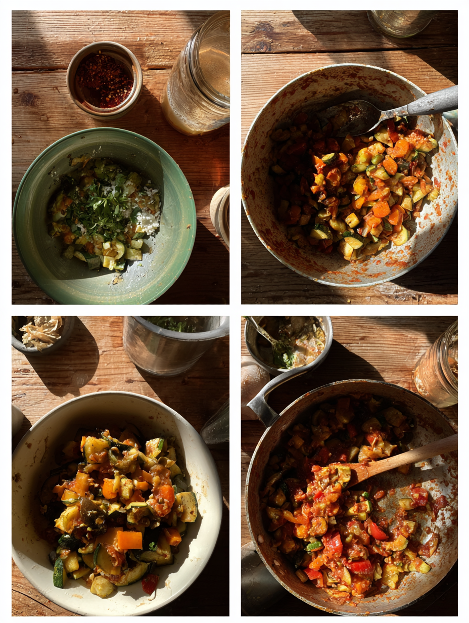 Steps for Easy 30-Minute Ratatouille