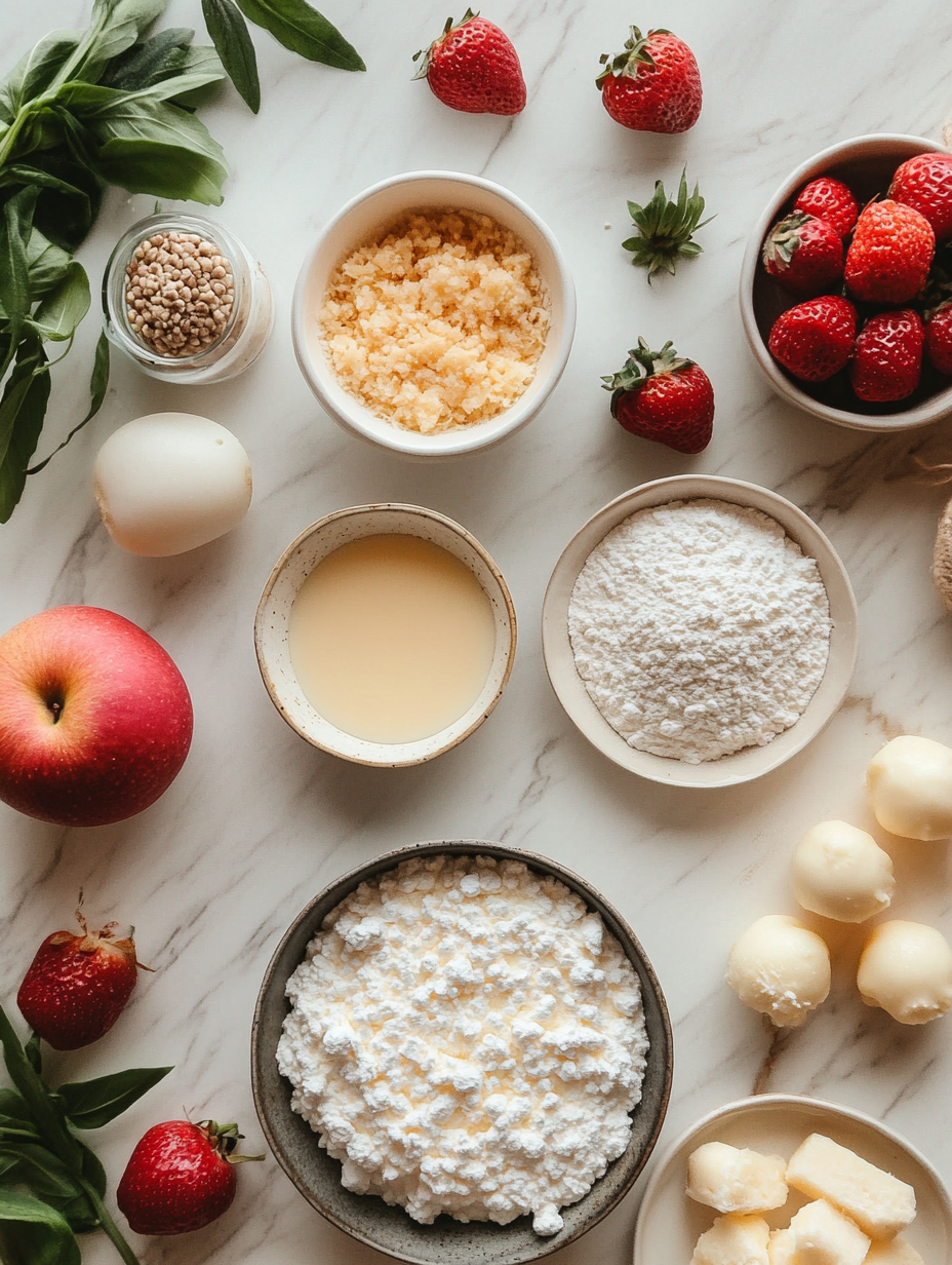Ingredients for Mini Cheesecake Pops