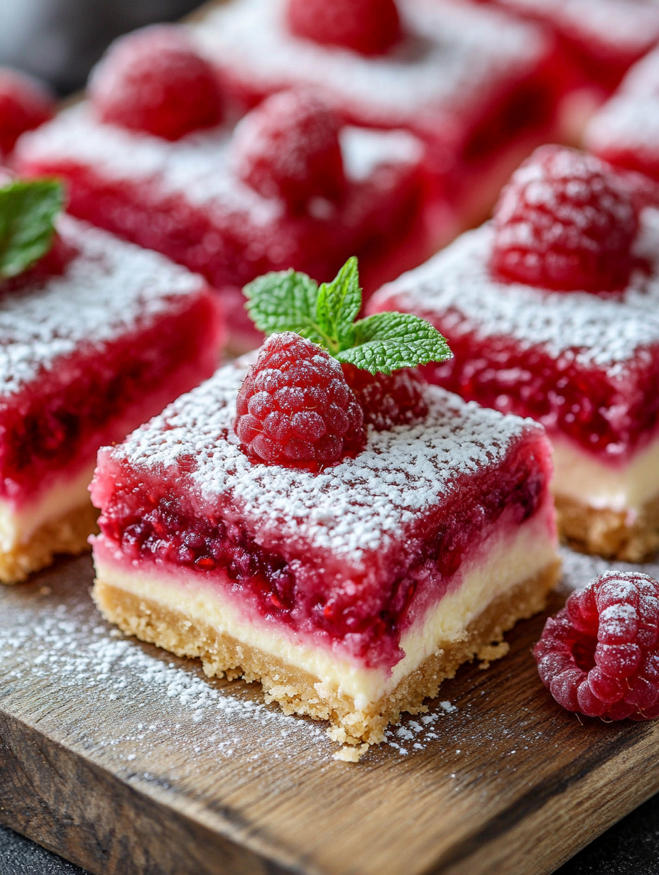 Raspberry Cheesecake Bars