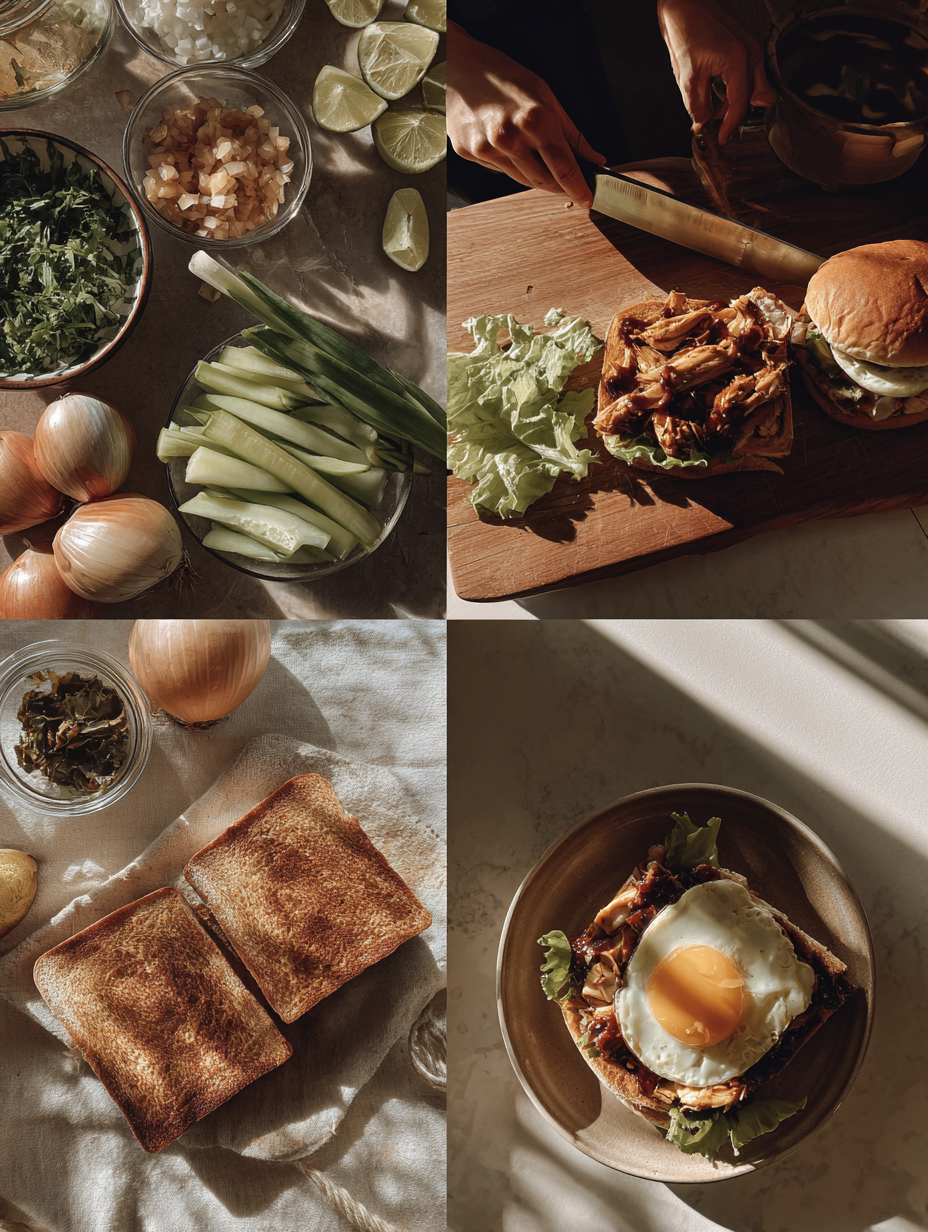 Steps for Quick 30-Minute BBQ Chicken Sandwiches