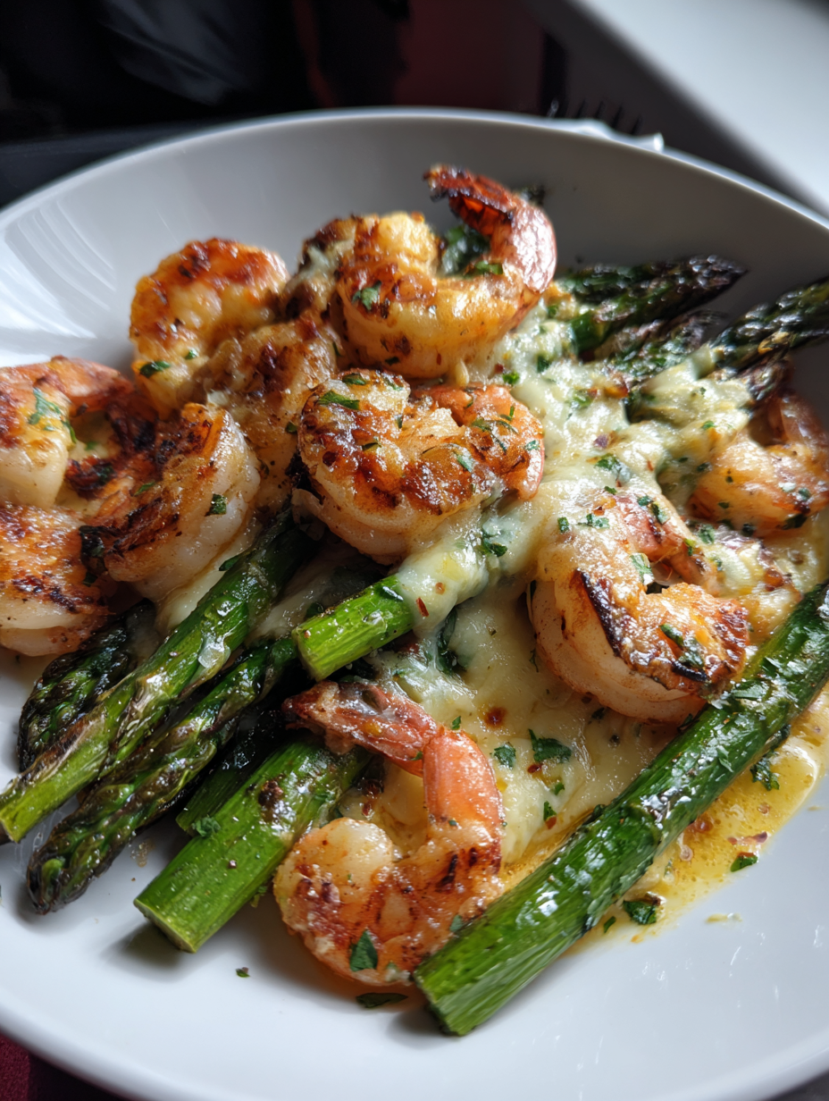 One Pan Shrimp and Asparagus