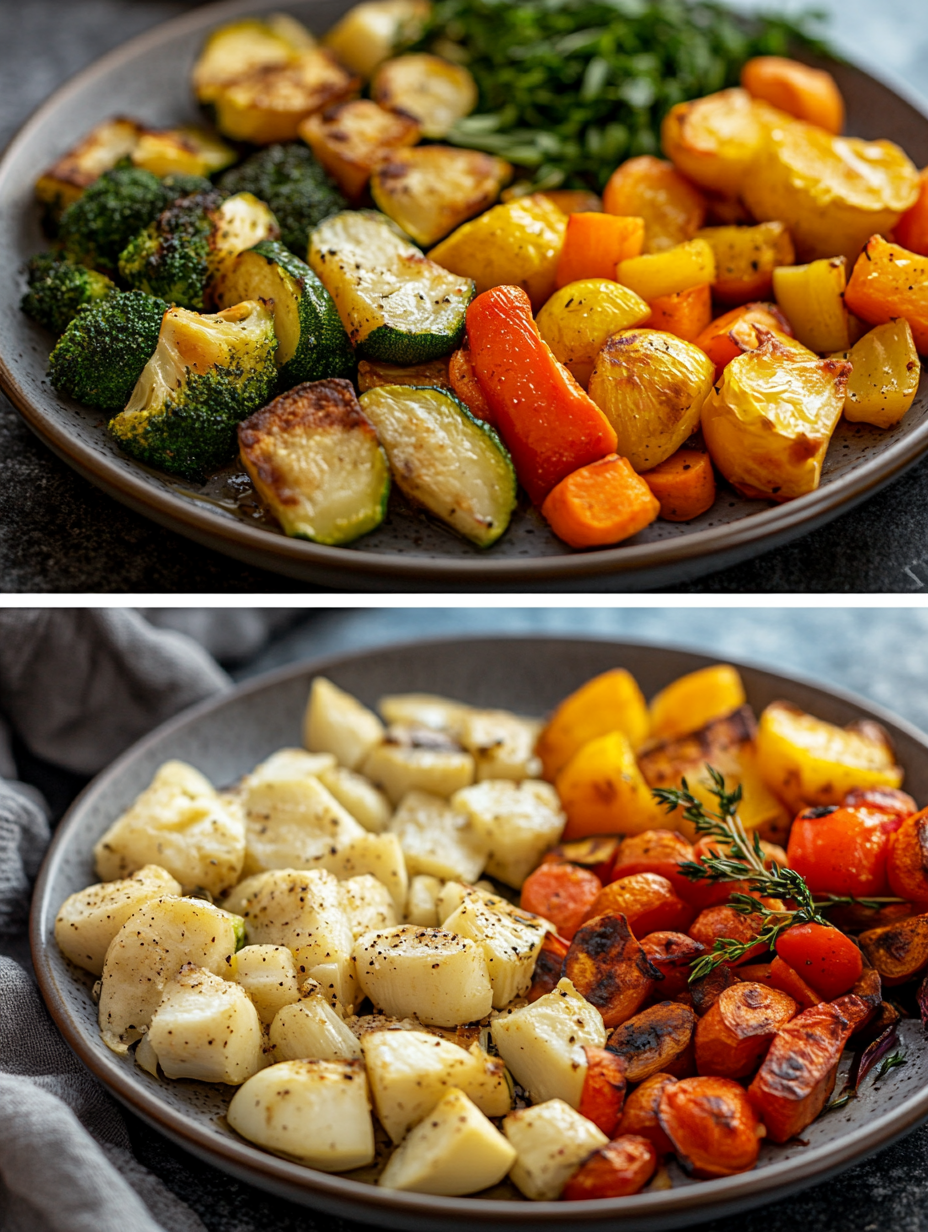 Steps for Air Fryer Vegetable Medley Easy and Tasty