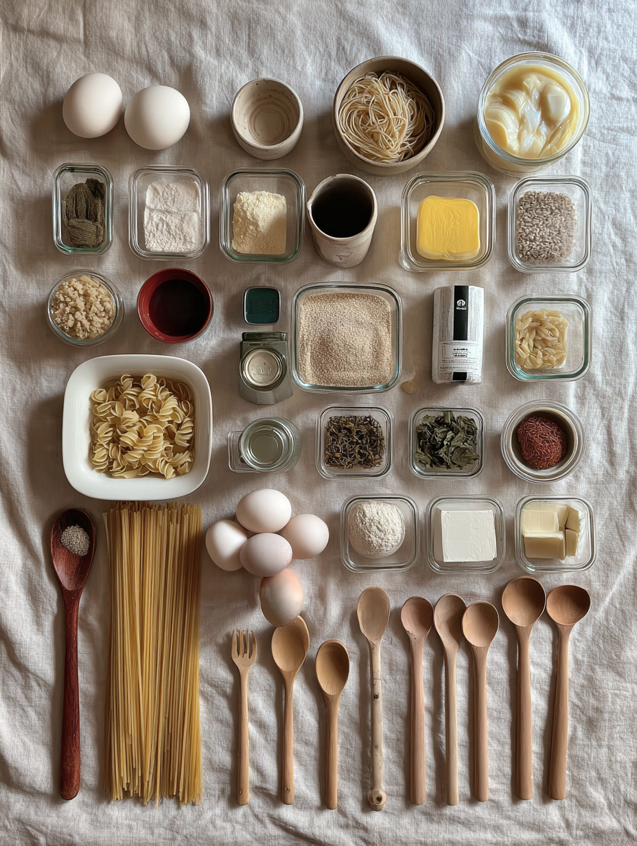 Ingredients for 30-Minute Family-Friendly Pasta Dish