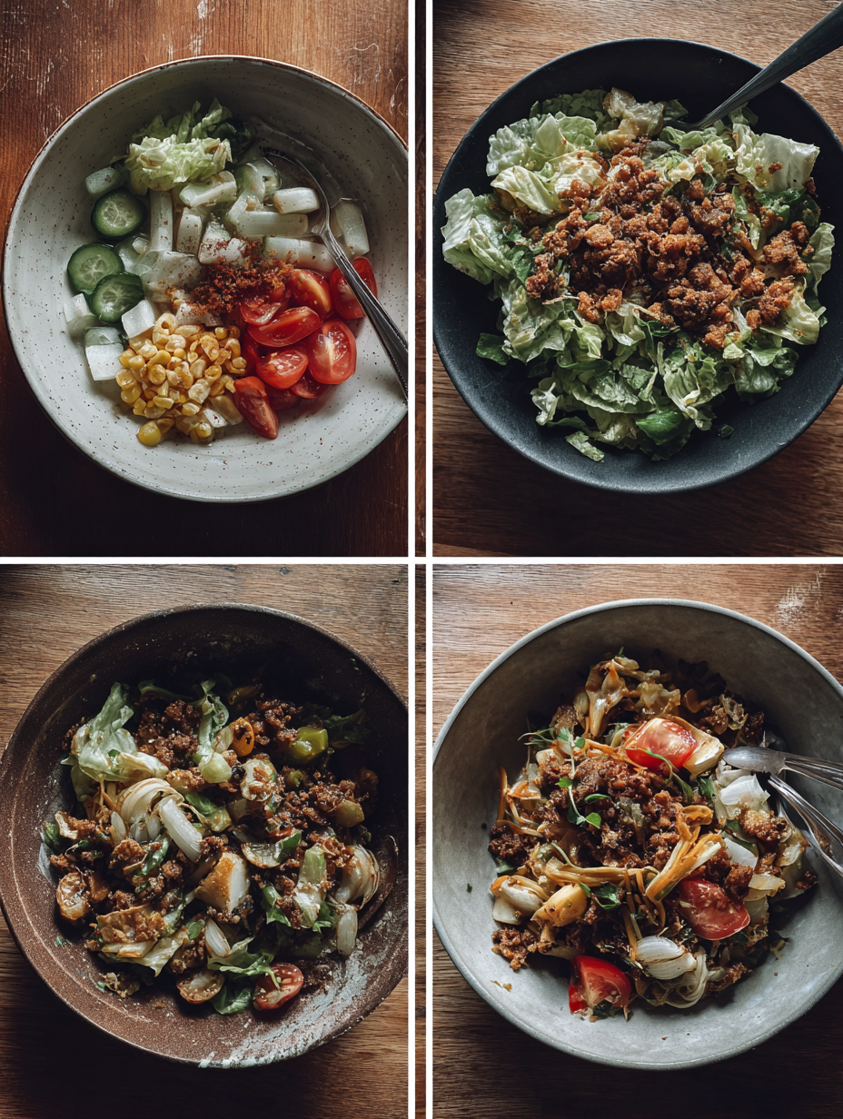 Steps for Quick 30-Minute Taco Salad
