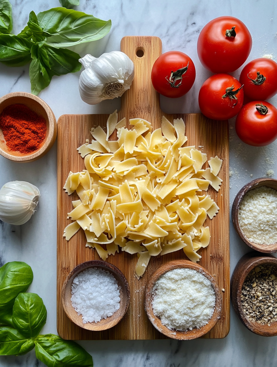 Ingredients for 30-Minute Family-Friendly Pasta Dish