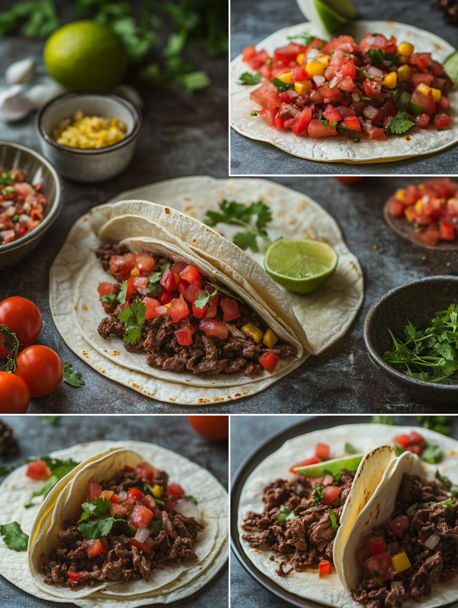 Steps for Quick 30-Minute Beef Tacos