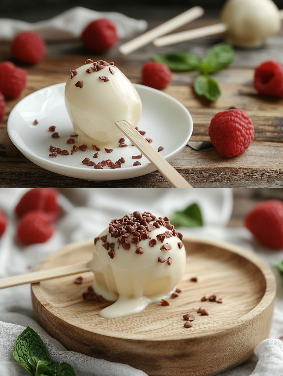 Steps for Mini Cheesecake Pops