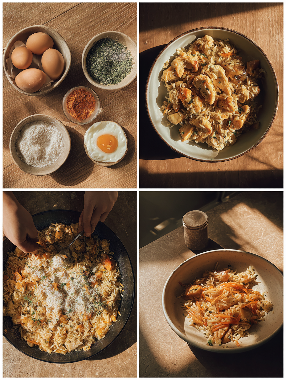Steps for 30-Minute Chicken and Rice Casserole