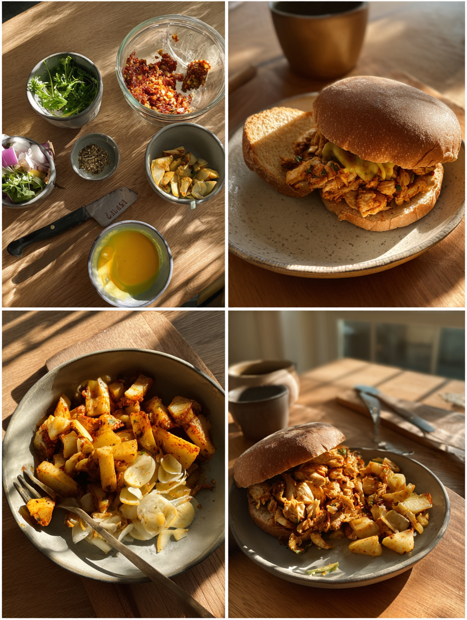 Steps for Quick 30-Minute BBQ Chicken Sandwiches