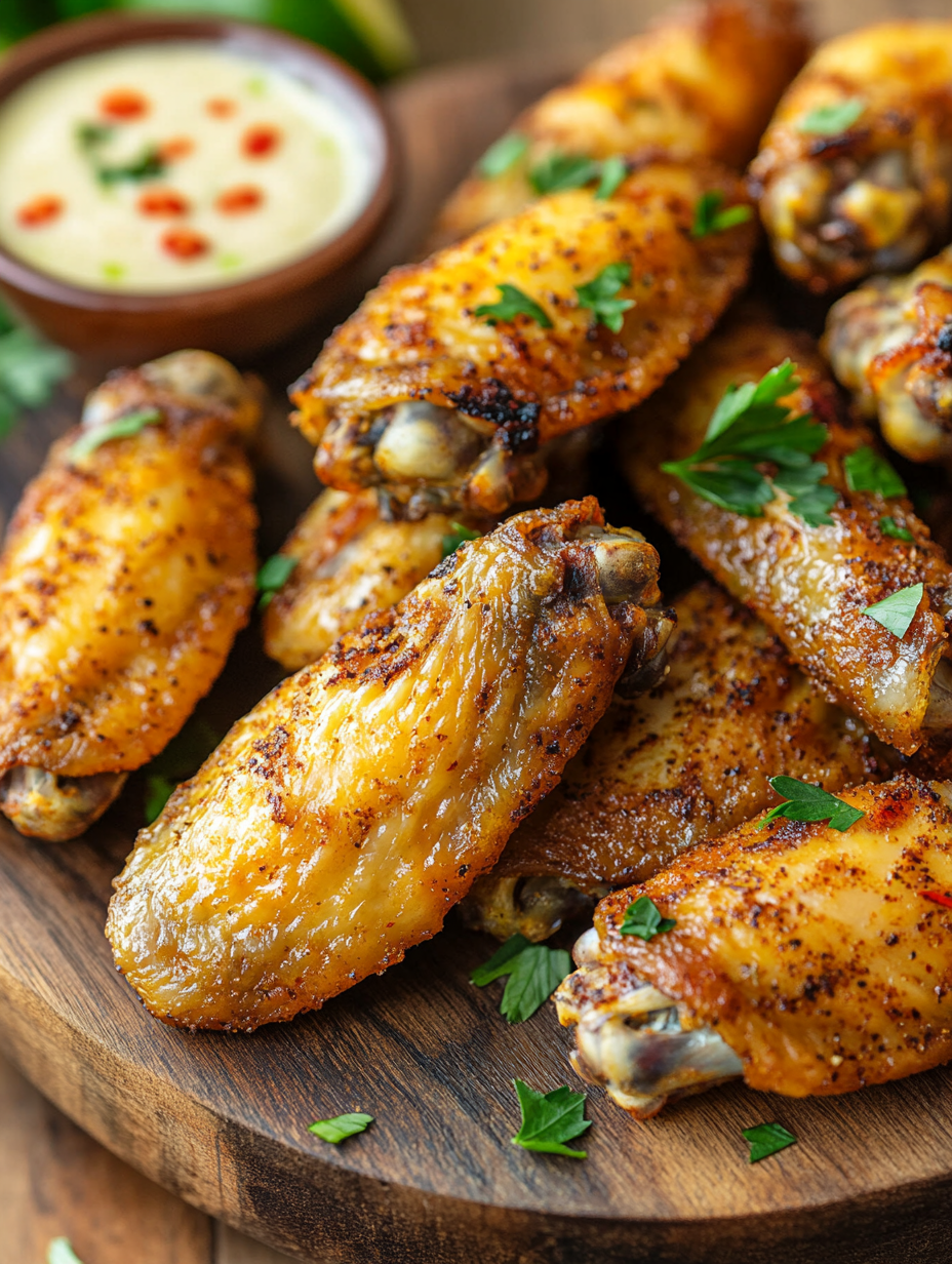 Air Fryer Chicken Wings Crispy  Delicious