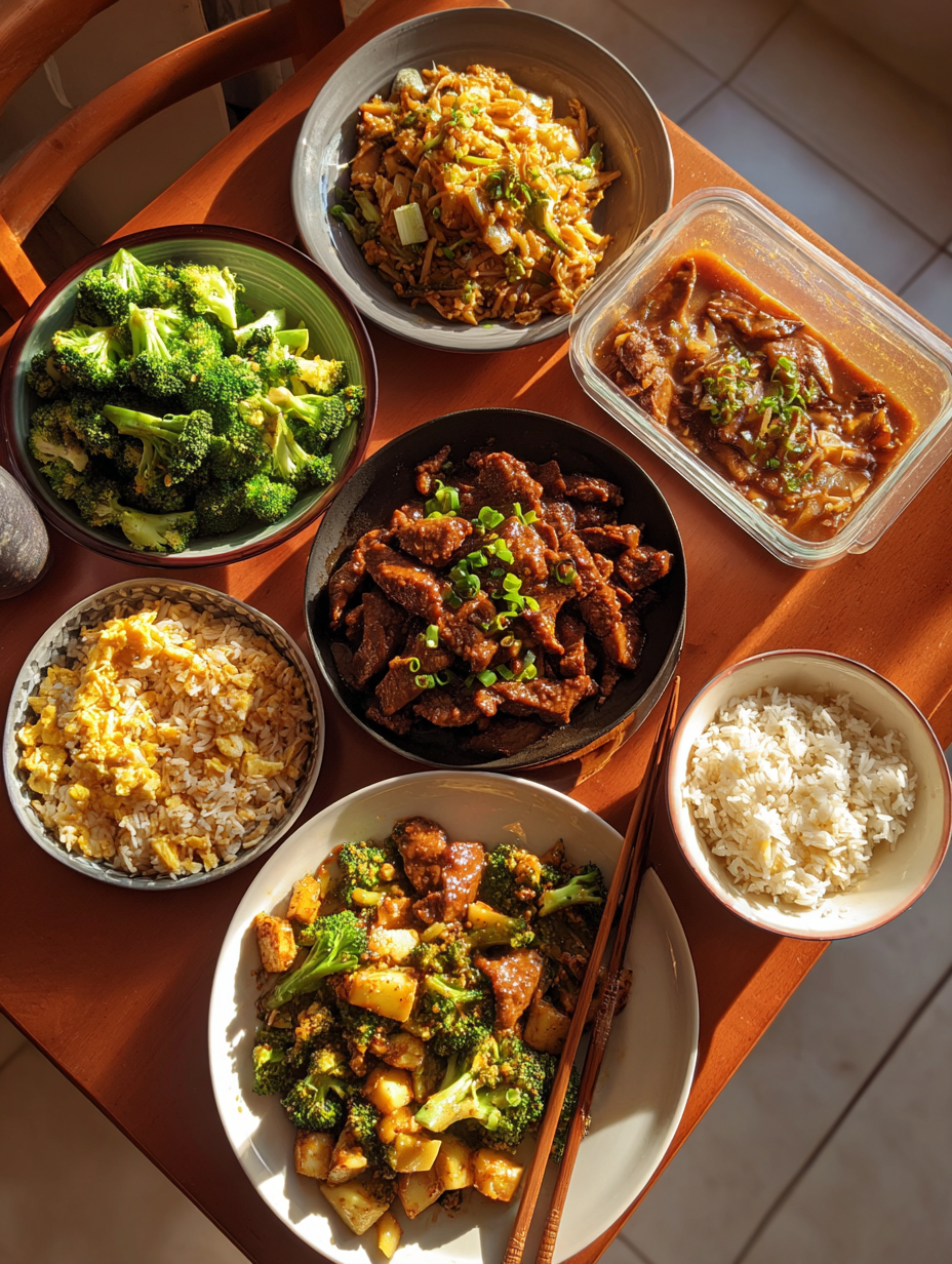 Ingredients for 30-Minute Beef and Broccoli Stir-Fry