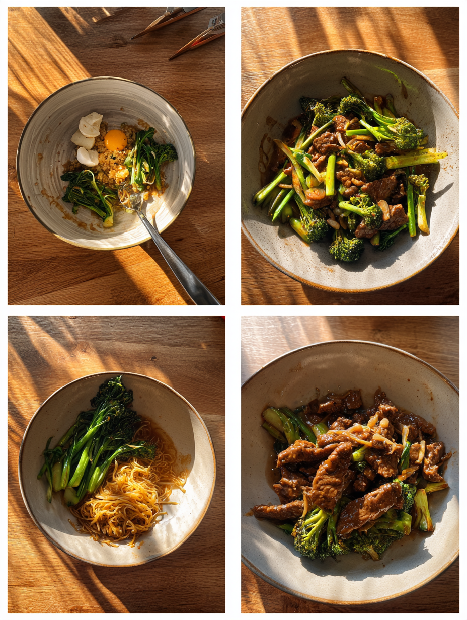 Steps for 30-Minute Beef and Broccoli Stir-Fry