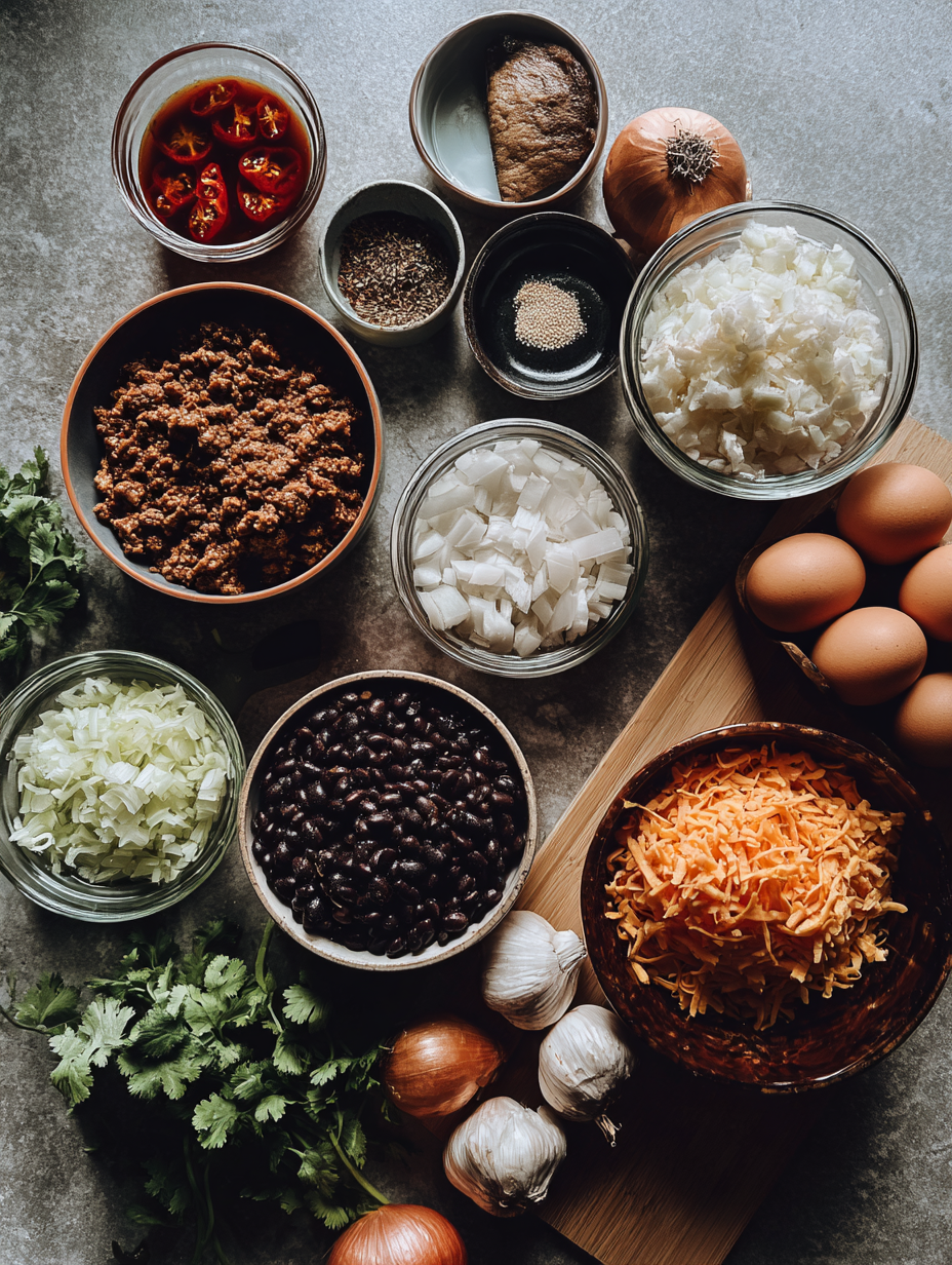 Ingredients for Quick 30-Minute Taco Salad