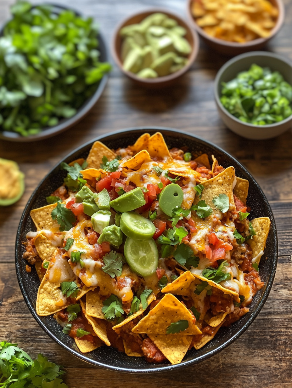 Steps for Air Fryer Nachos Easy Snack Recipe