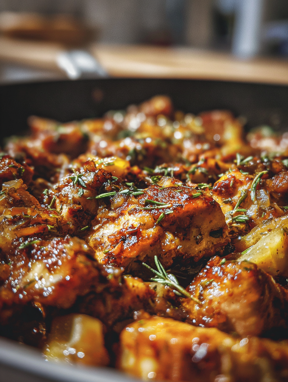 One Pan Lemon Garlic Chicken