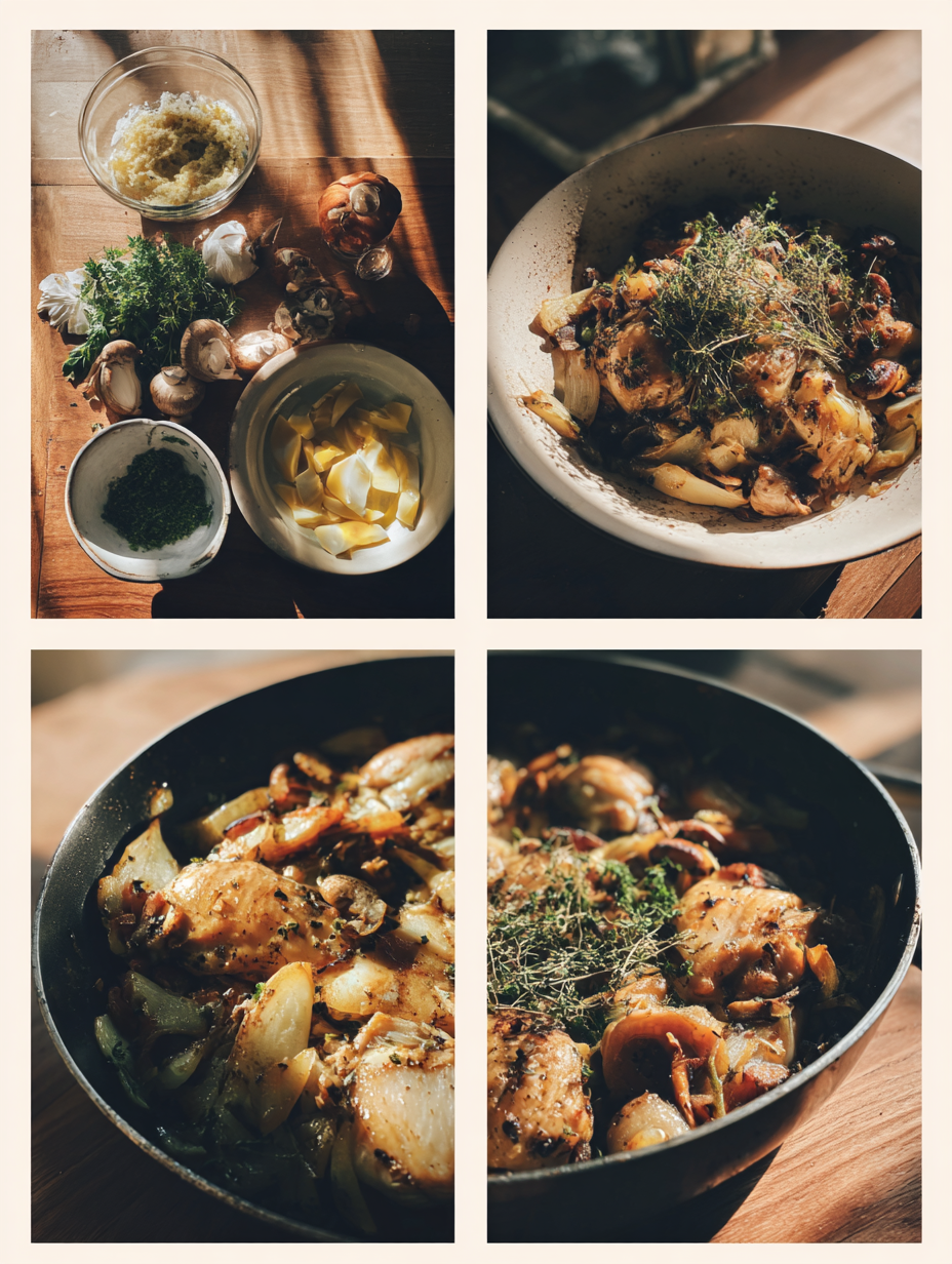 Steps for Quick and Easy One Pan Chicken Dinner