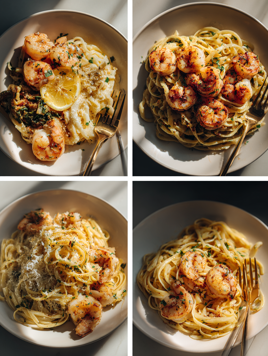 Steps for 30-Minute Garlic Butter Shrimp Pasta