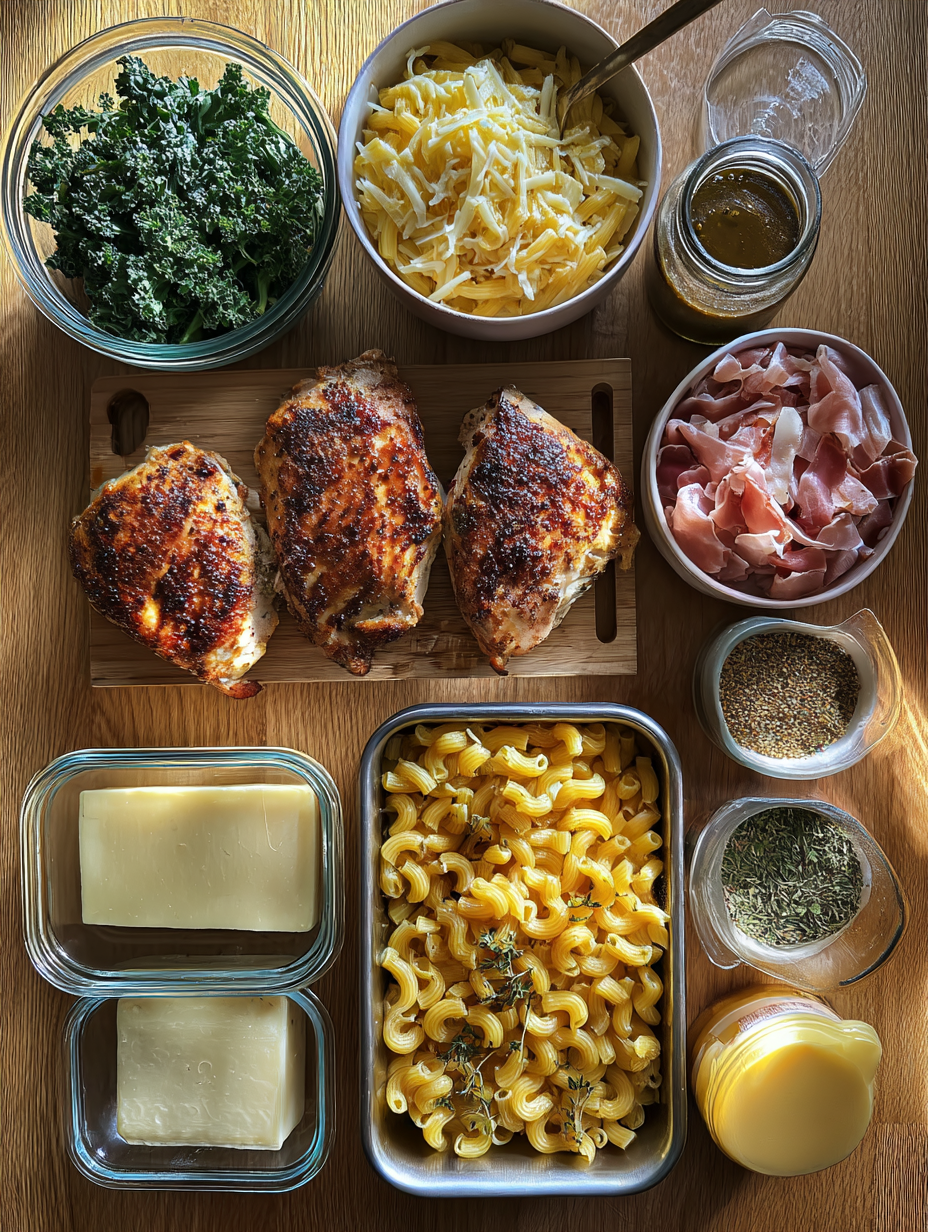 Ingredients for Quick and Easy One Pan Chicken Dinner