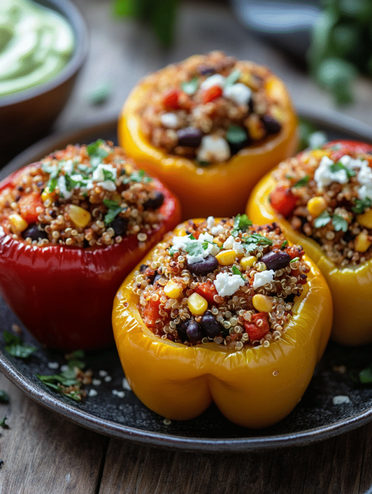 Gourmet Air Fryer Stuffed Peppers