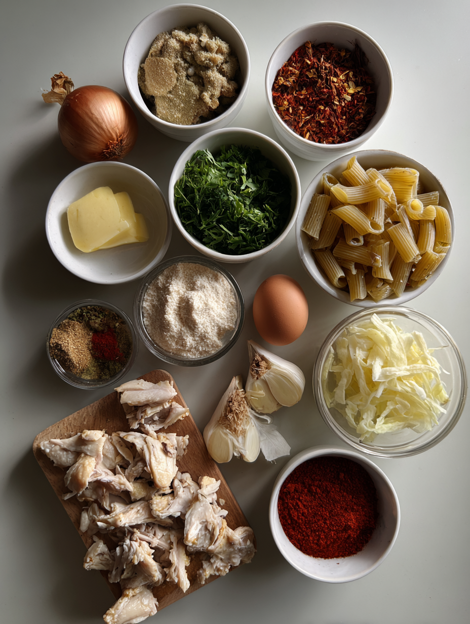 Ingredients for Quick and Easy One Pan Chicken Dinner